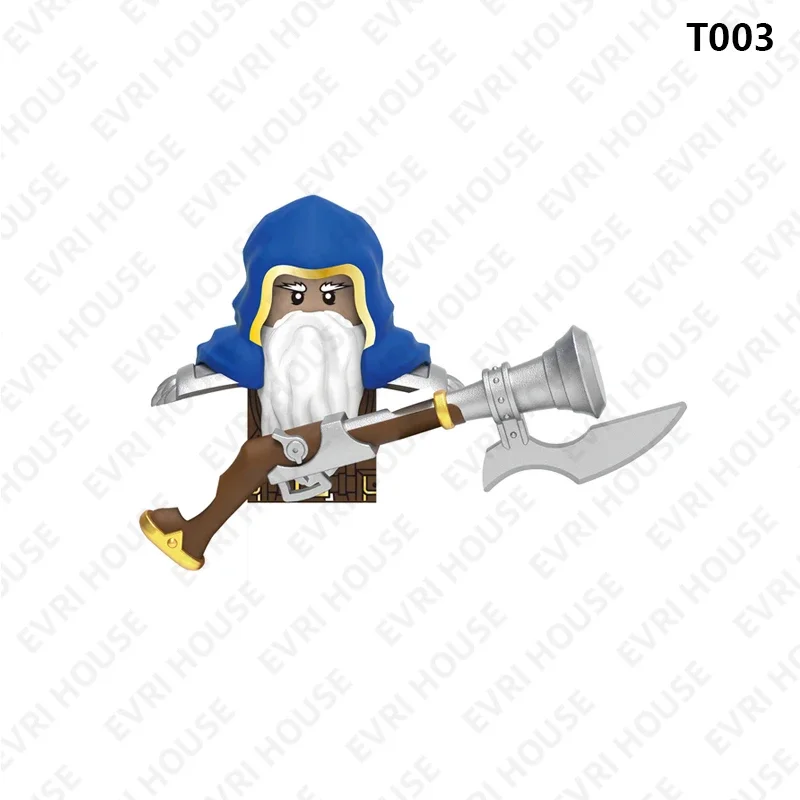 Games Mini Actiefiguren Bakstenen Stormwind City Guard Assemblage Bouwstenen Accessoire Speelgoed voor Kinderen T001-008