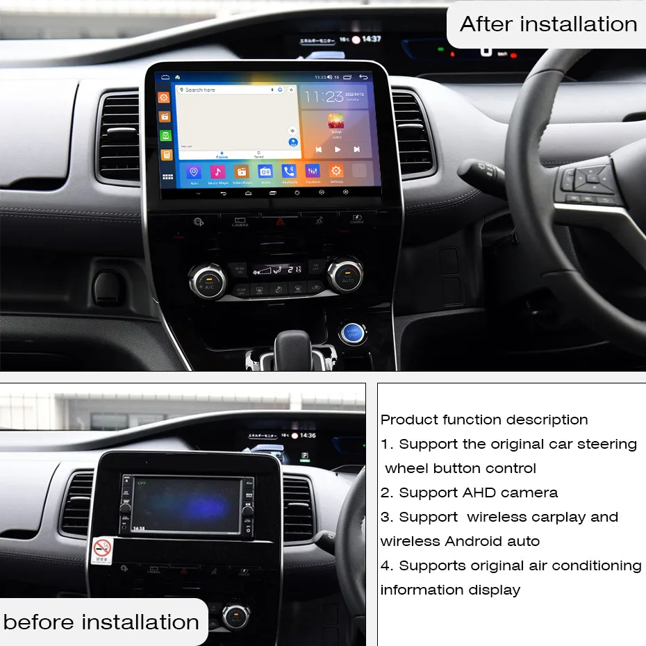 For nissan Serena 2016-2022 11.5inch 2000*1200Resolution UIS 7862S Octa-core 8+256gb Car Navigation CarPlay Car Radio Multimedia