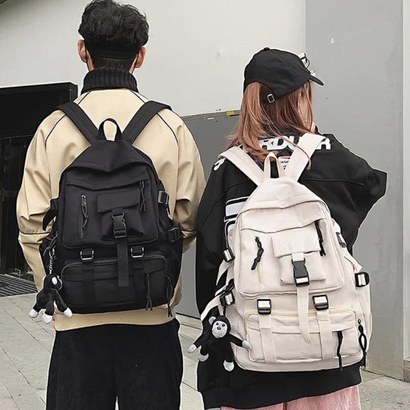 Backpack For College School Students Teenage Forestn Style School Bags Women High Quality Nylon Multi-Pocket Backpacks