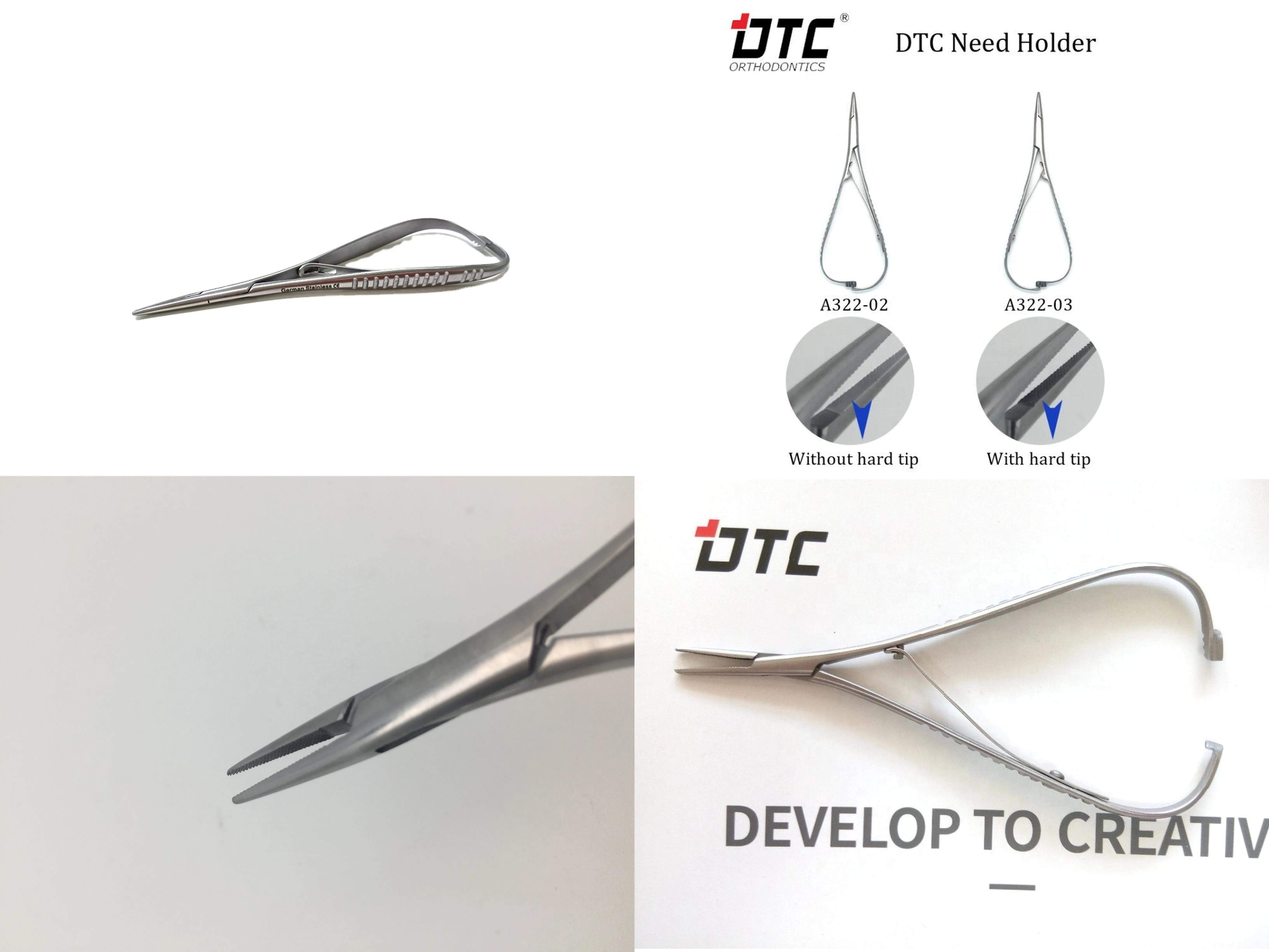 High-quality Orthodontic Needle Holder Newly Designed Manual Power Supply Is Selling Well In China