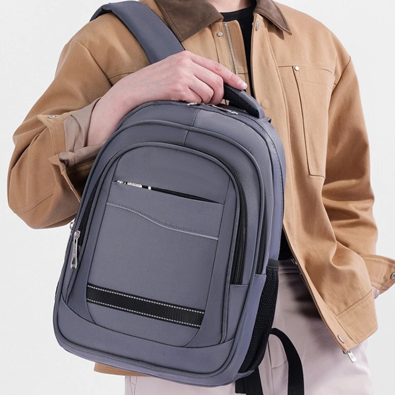 Business Backpack Men's Computer Bag Large Capacity Outdoor Travel Backpack Fashion Versatile School Bag