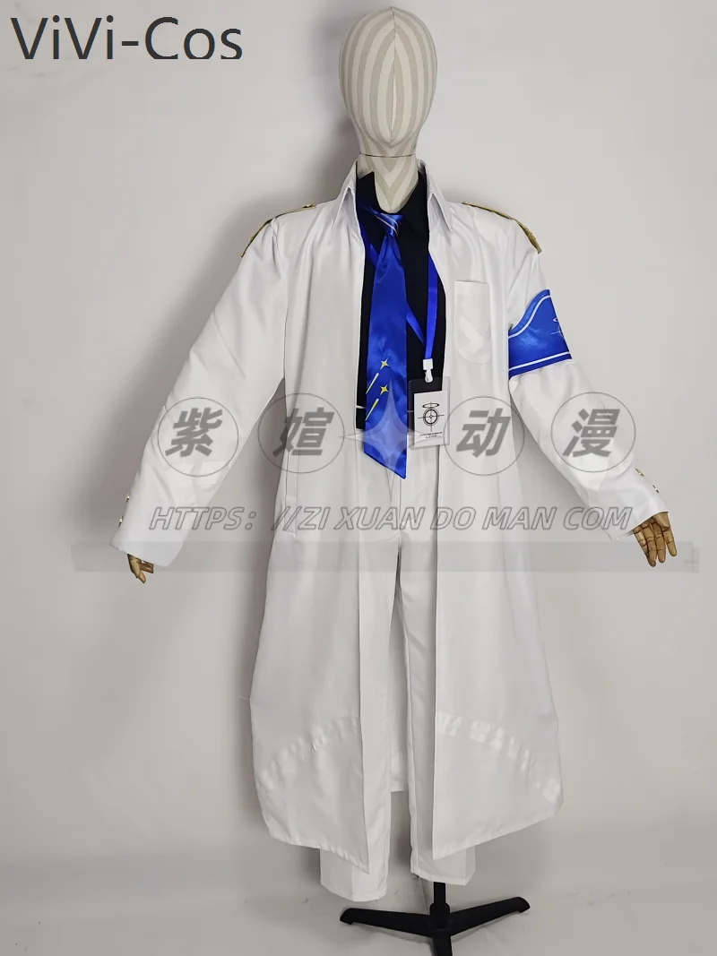 

ViVi-Cos Blue Archive Charai Smock Cosplay Costume Cos Game Anime Party Uniform Hallowen Play Role Clothes Clothing New Full