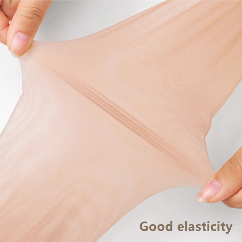 NEWJOINFUN Sexy, ultradünne Spitzenstrümpfe für Damen, Übergröße, kniehohe Strümpfe mit Strumpfband, rutschfest, 3XXXL, 5XL – Detail 8