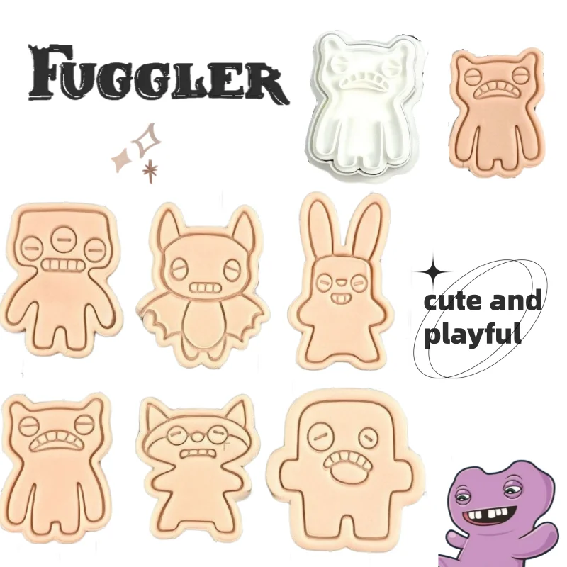 Fuggler Cookie Molds Cartoon cute and playful Fashionable and Personality Simple Creative and good-looking DIY Press Baking Tool