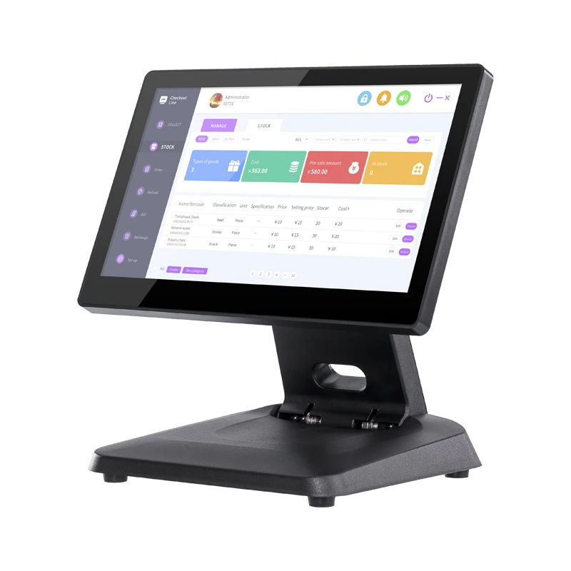 

Foldable Stand POS Systems POS Machine Wholesaler POS Point of Sales Terminal 11.6 inch