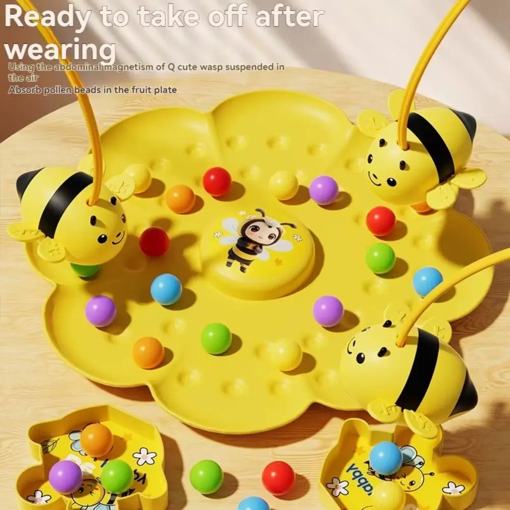 Parent-Unisex Interactive Little Bumblebee Board Game Concentration Training Multifunctional Multiplayer Game Tabletop Game