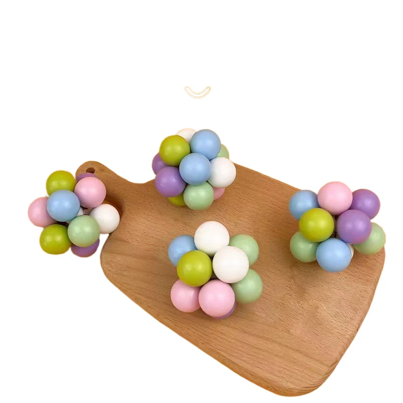 Atomaire Prikkelbaarheid Ballen Macaron Kleur Stress Verlichting Volwassen Anti-Stress Sensorisch Speelgoed Autistische Kinderen Hand Oefeningen