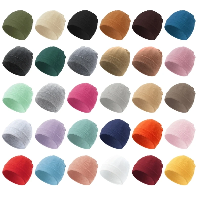 

2024, Детские аксессуары, шапки для новорожденных, для маленьких мальчиков и девочек, однотонные шапки, тюрбан, хлопковая шапочка, шапка карамельных цветов, зимняя теплая шапка