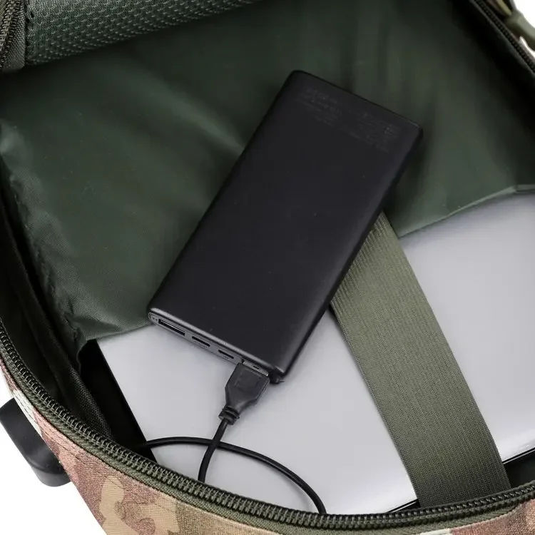 Taktische Outdoor-Tarnrucksack mit zwei Schultergurten - Neues Modell Rucksack - Multifunktionale wasserdichte Tasche für Militär-Enthusiasten und Pendler – Detail 36
