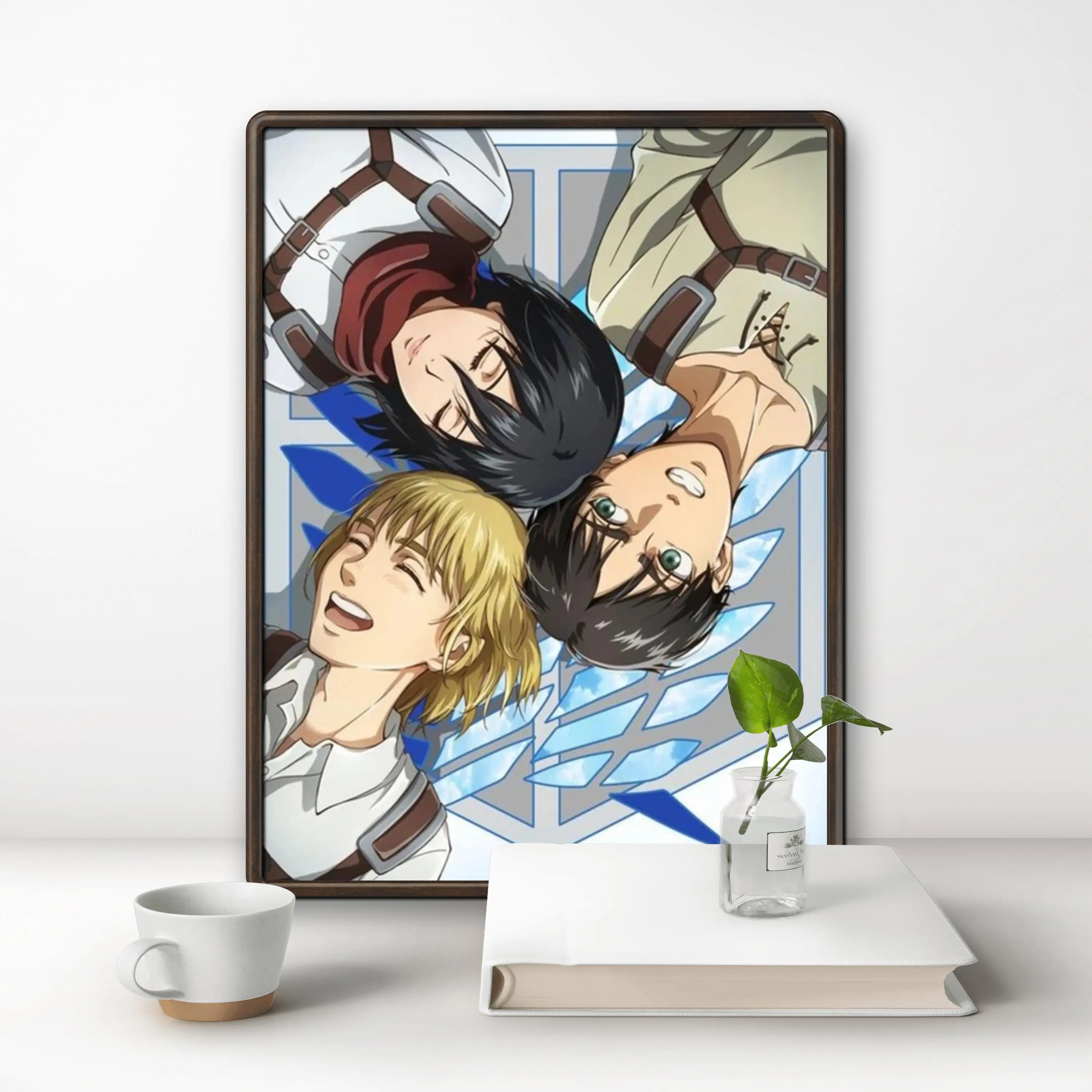 2024 Nowy zestaw 5D japońskiego anime Attack On Titan Diamond Painting Kit Diamond Embroidery Color Oil painting Hand Mosaic art home decor