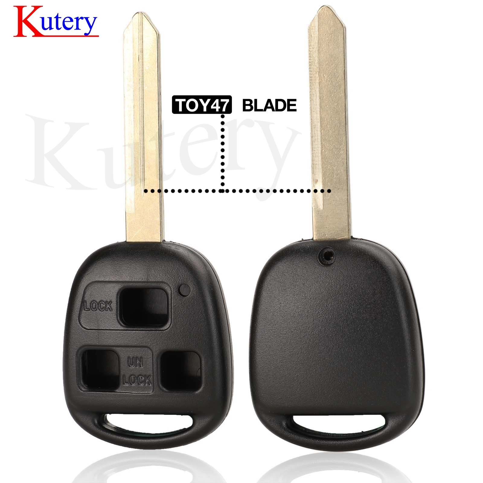 jingyuqin Flip Key Case Fob Shell 3 Buttons For Toyota Celica Avensis RAV4 Prado Camry Land Cruise TOY43 TOY47