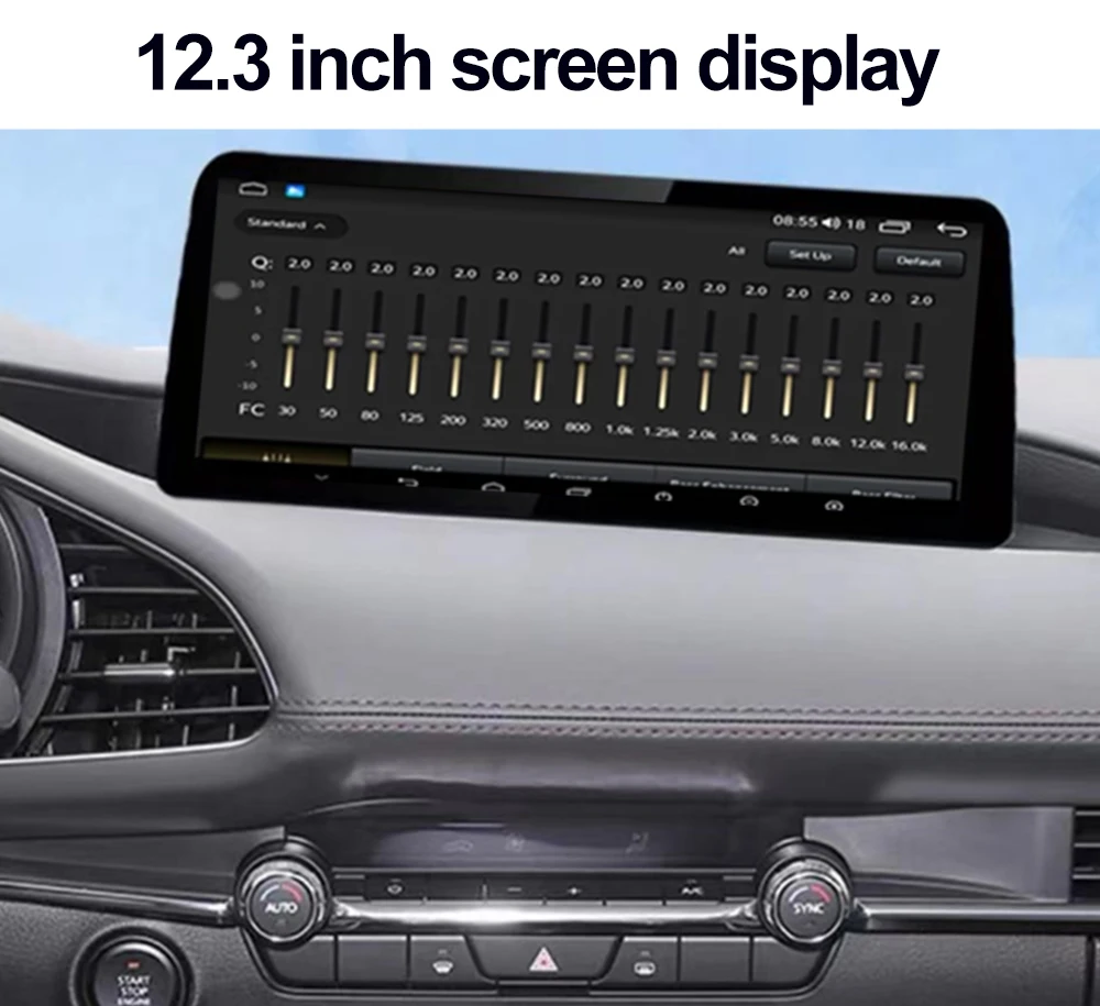 

Автомагнитола для Mazda 3 Axela 2020-2022, 12,3 дюйма, Android 13, мультимедийный плеер, GPS-навигация, видео, стерео, аудио, головное устройство без DVD