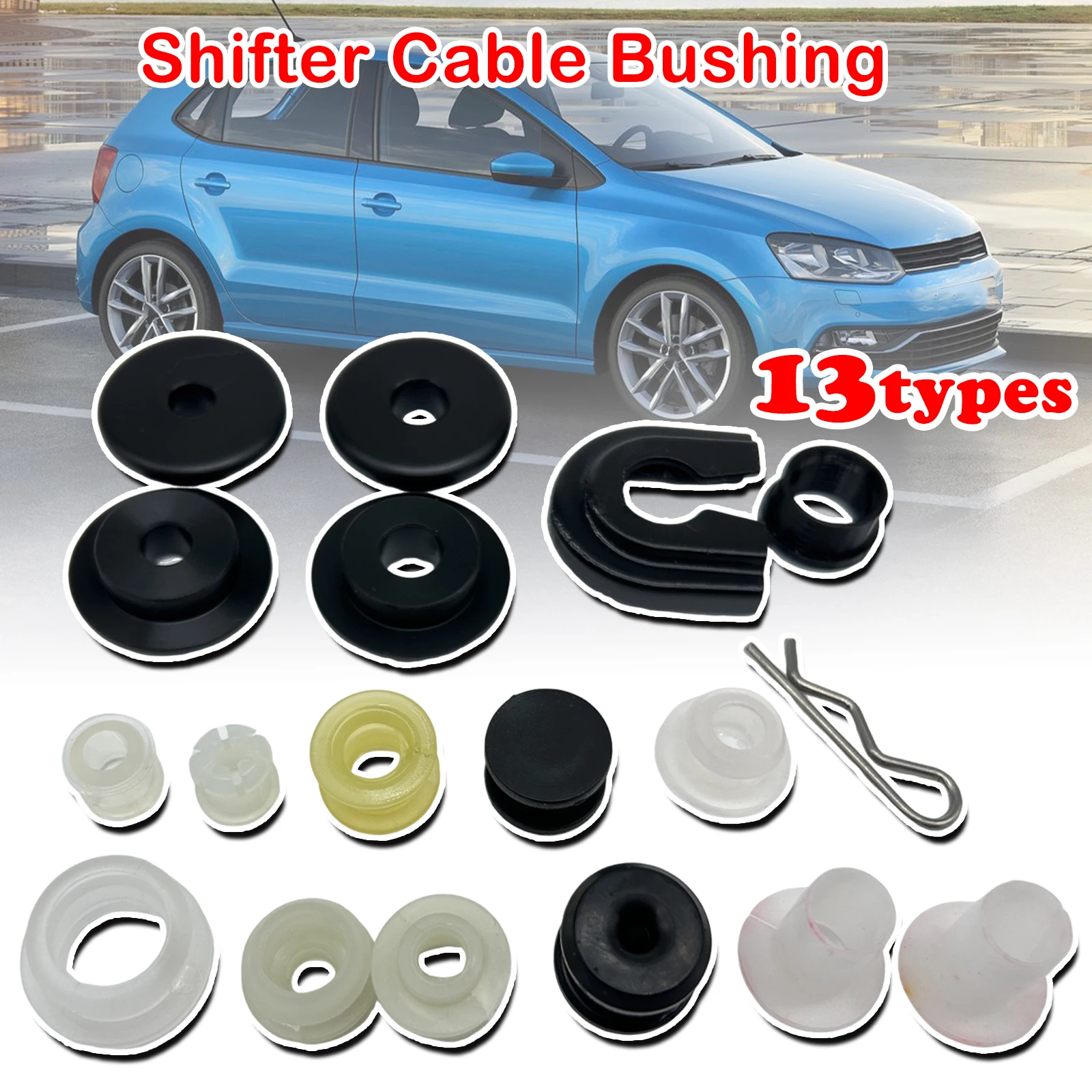 

Gear Shift Lever Linkage Shifter Bushings Sleeve Repair Kit Replacement Part For VW Audi Seat Bentley Porsche Jetta Skoda Ducati