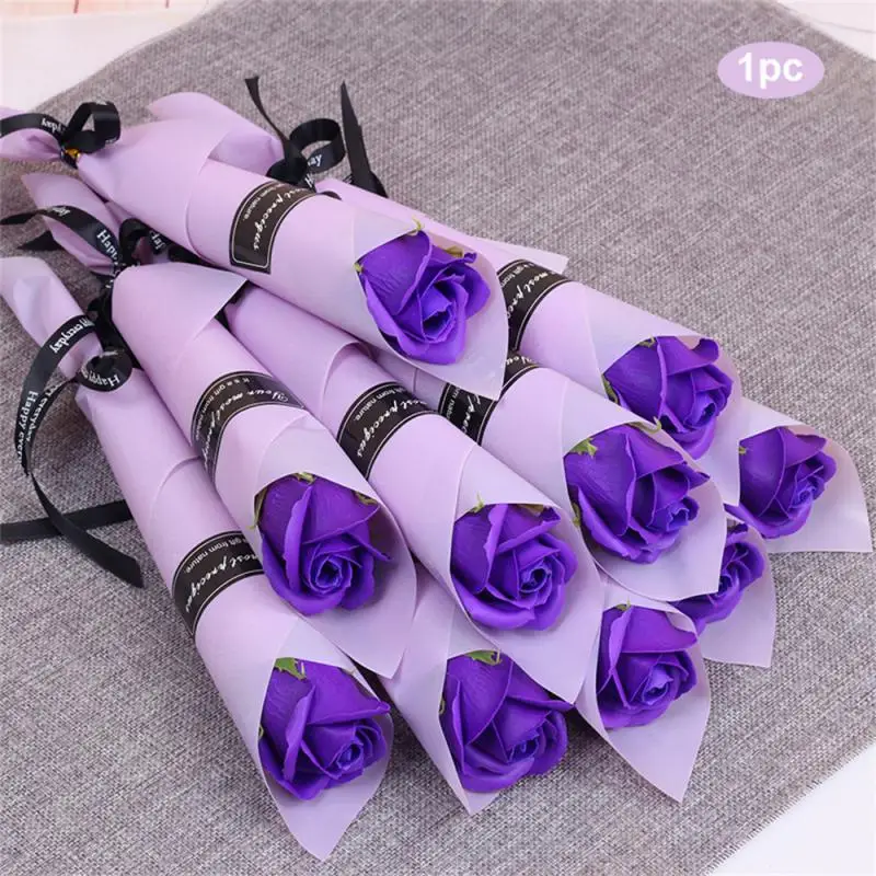 الصابون الورد باقة 1/10 قطعة المعطرة وصيفات الشرف هدية عيد الأم هدية الزفاف للضيوف لصديقته عاشق هدية