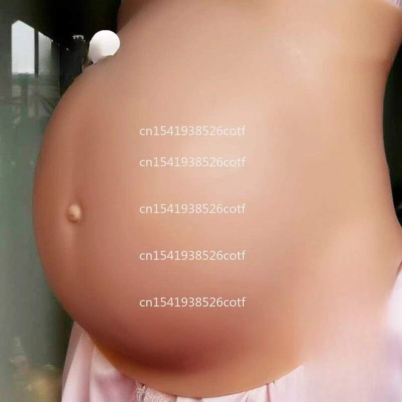 Belly Props Pregnant Women Simulated Skin Silicone Performance Drama Photo