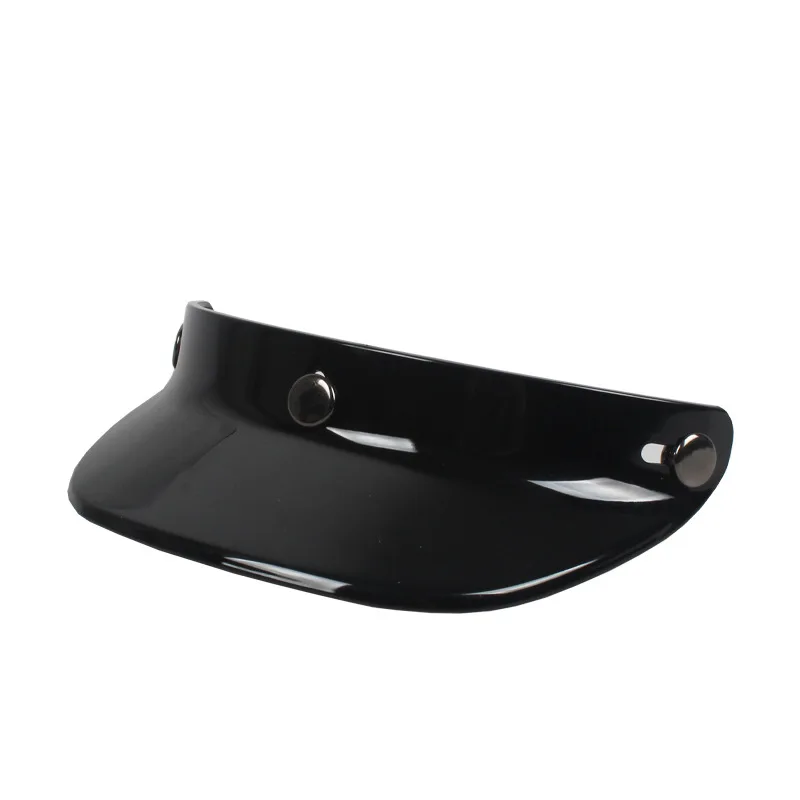 3-Druckknopf-Visier für Jet-Helme, Universelles Zubehör für Kleine Motorrad- und Rollerhelme – Detail 6