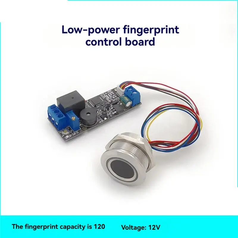 KL202+R503 Fingerprint Controller Kit DC12V Low Power Consumption Fingerprint Control Board Fingerprint Module-DTD2