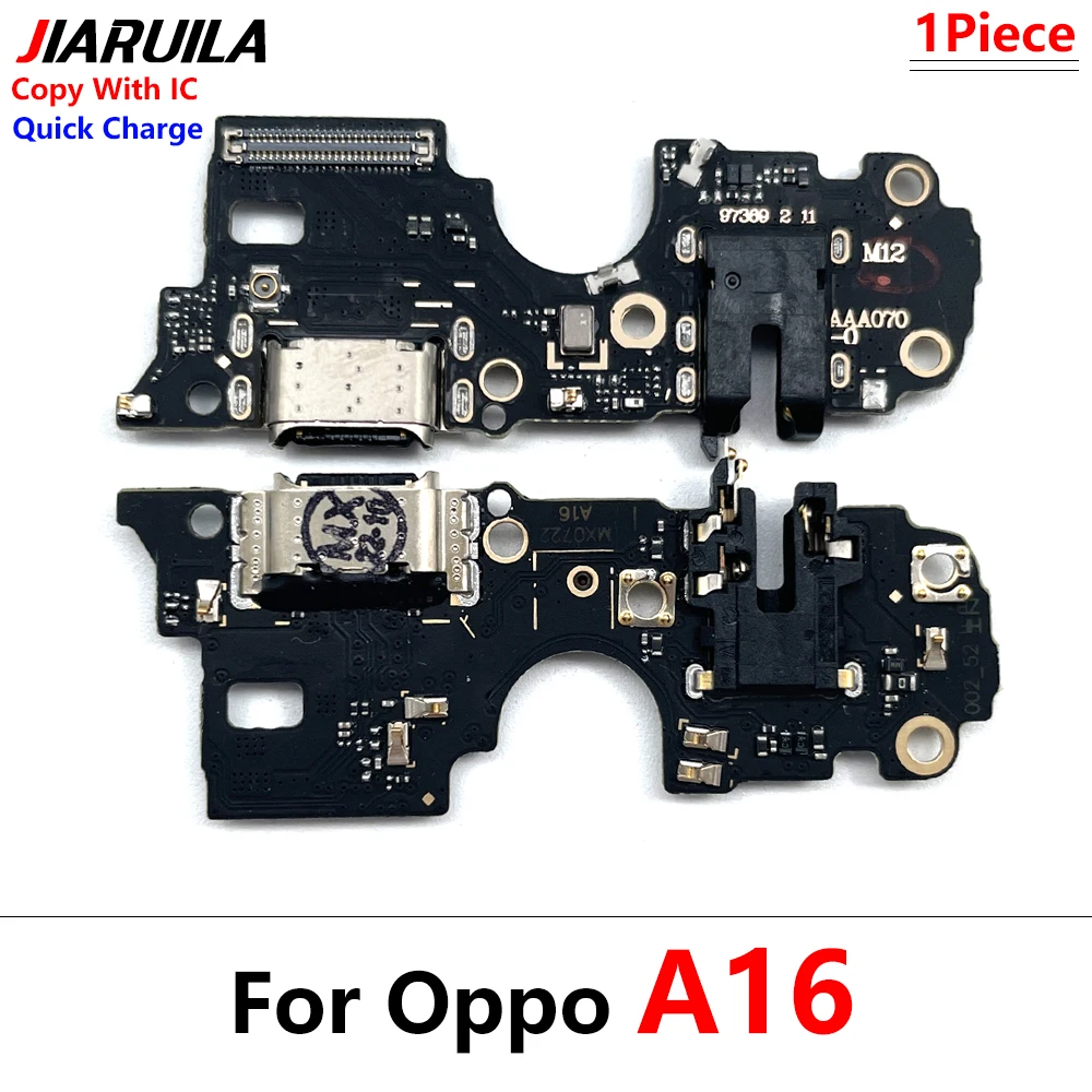 New USB Charging Port Connector Microphone Board Flex For OPPO A12 A17 A31 A36 A15 A16 X2 Pro Realme C21Y C25Y (fast charging)