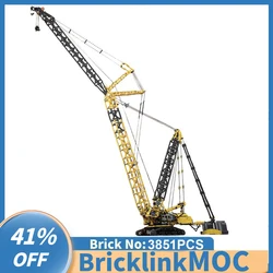 3851PCS MOC RC city Engineering Series Liebhering LR 11000 crawler crane model DIY creative ideas ChildToy Gift TechnologyBlocks