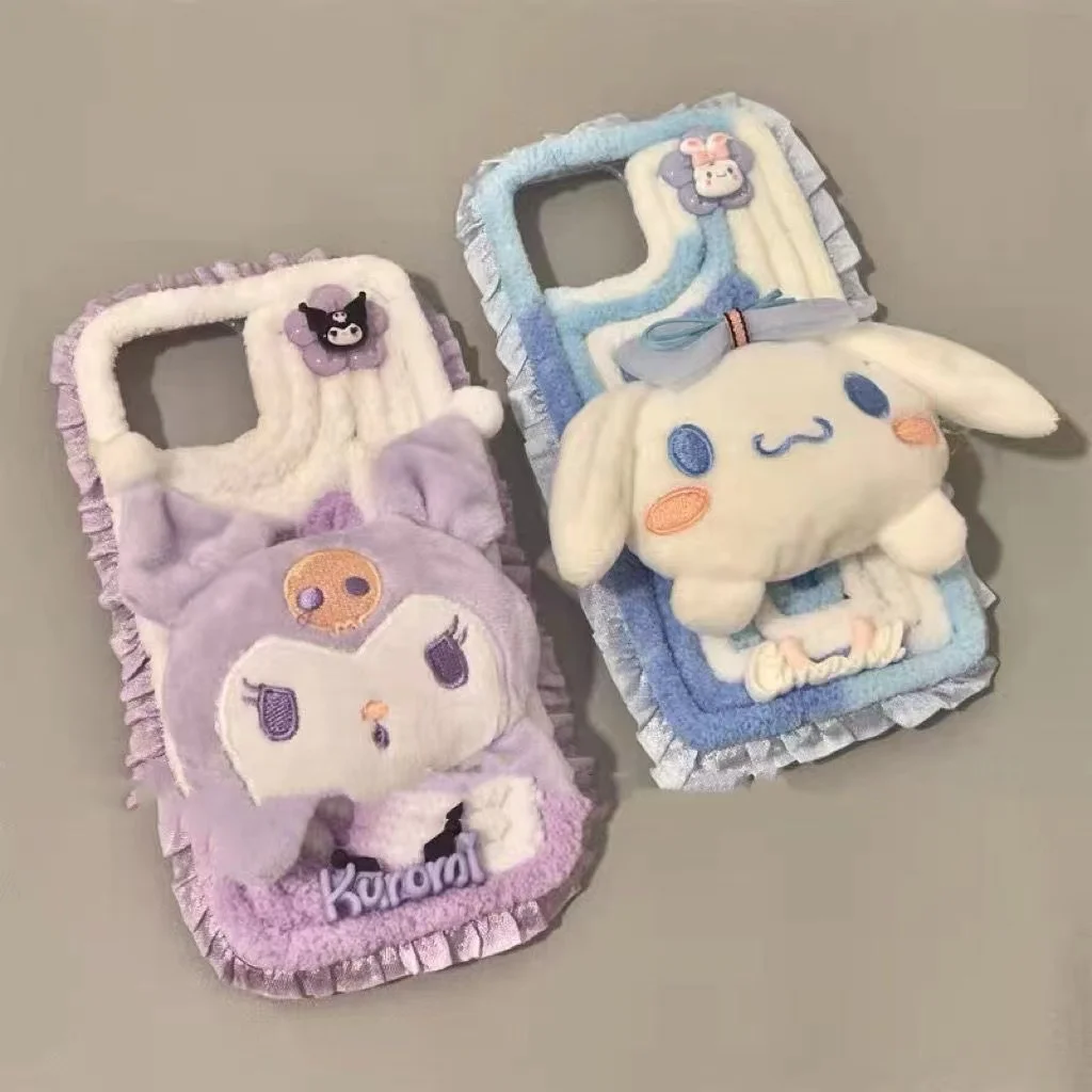 Cute Sanrio Kuromi Cinnamoroll Soft Case for IPhone 14 Plus 13 12 11 Pro X XS Max Custom Made Funda 11 Pro Max Cover