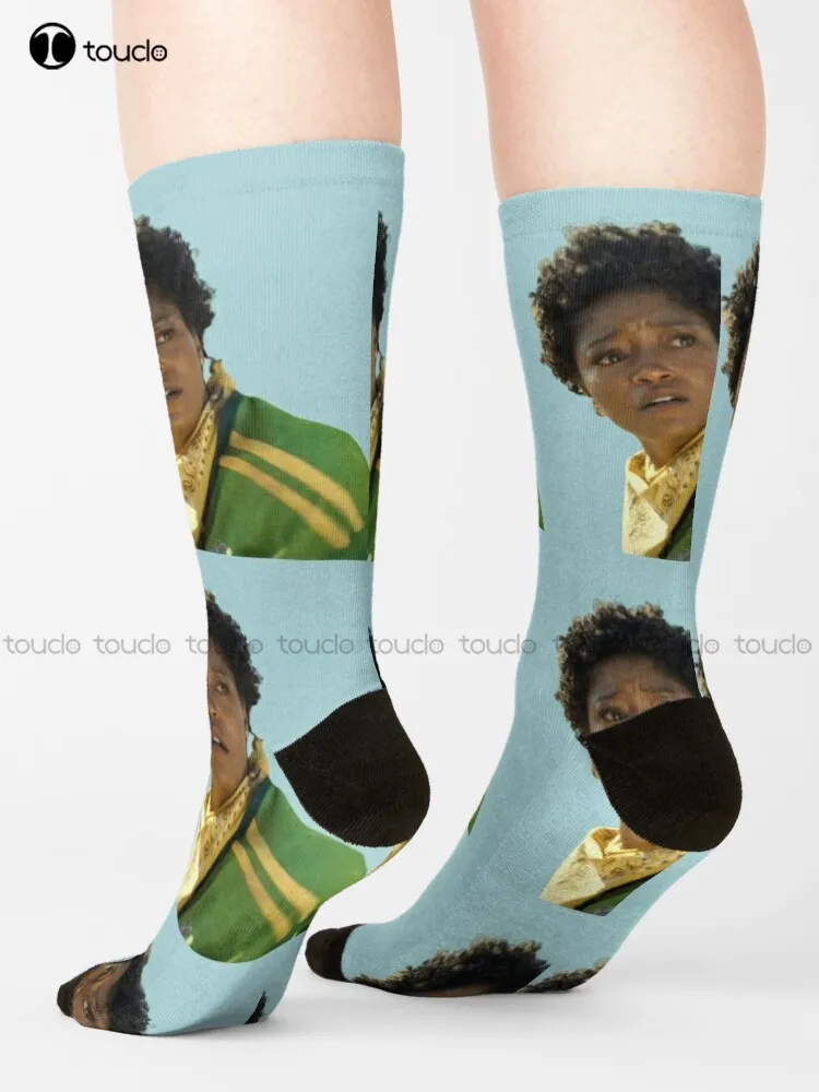 Emerald Nope Keke Palmer Socks Novelty Socks 360° Digital Print Christmas New Year Gift Unisex Adult Creative Funny Socks New