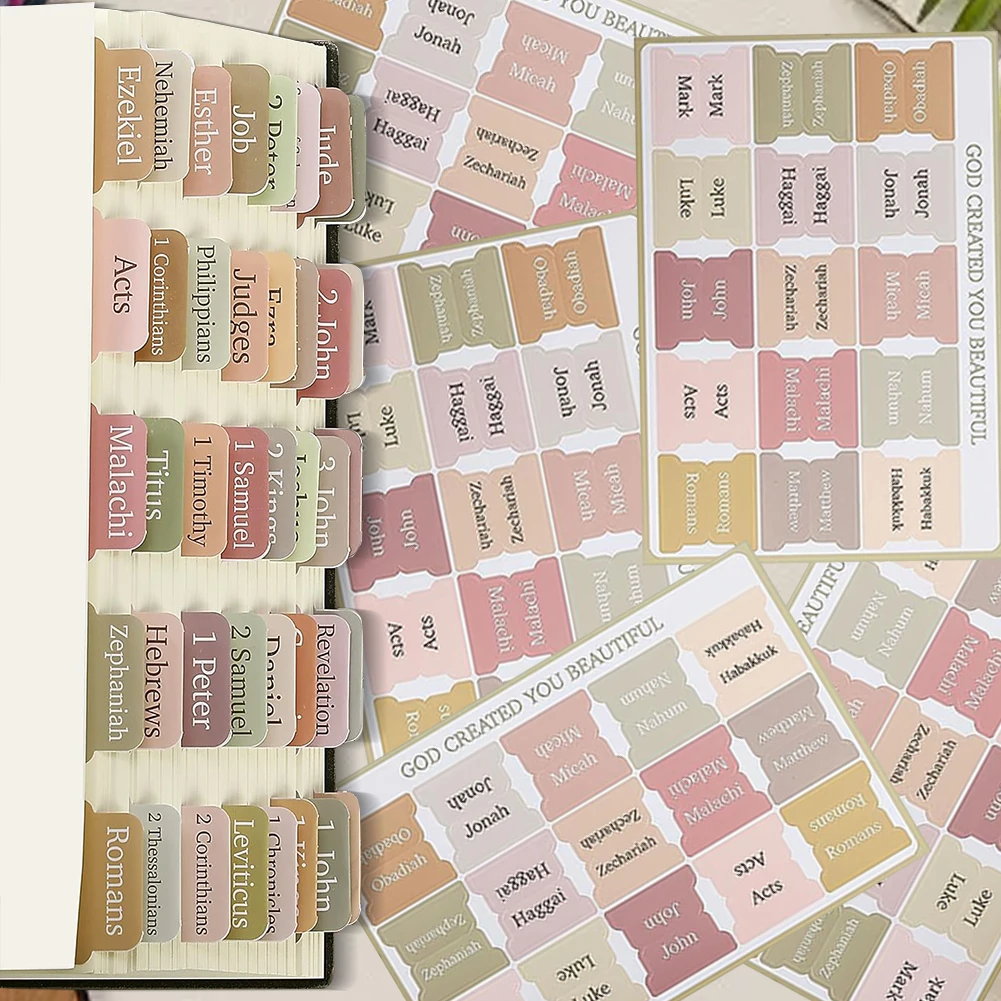 5 листов, библейская этикетка с индексом, наклейка, индексы с Библией, Легко читаемые книги с Библией, товары для изучения, декоративные этикетки для изучения и чтения