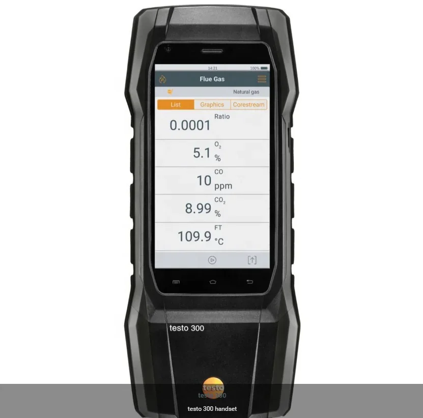 Testo 300 - Flue Gas Analyzer (O2, CO Up To 4,000 Ppm)