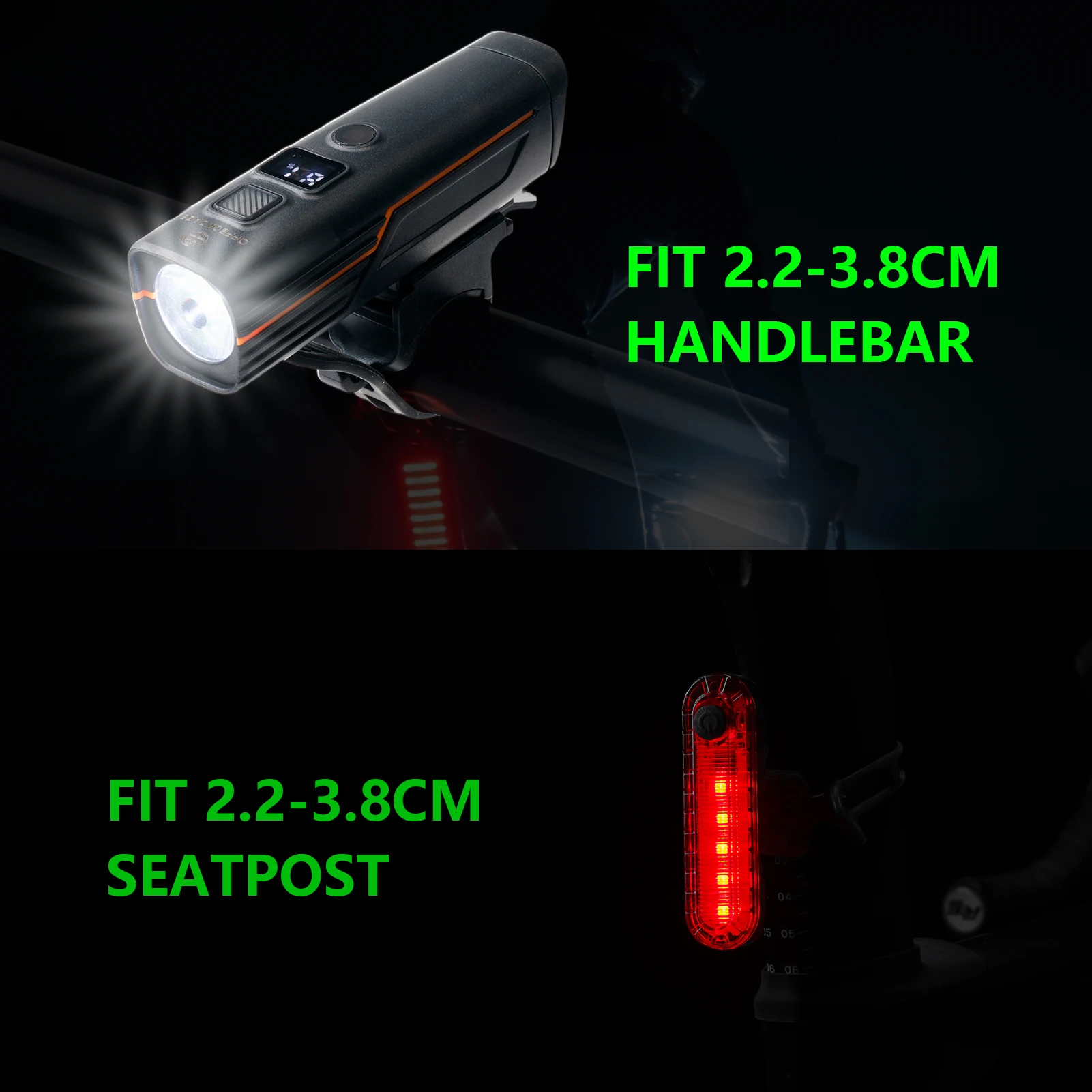 Smart Sense Bike Front Light High Lightness Waterproof MTB Road Bicycle Headlight Rechargeable Cycling Flashlight Outdoor Lamp