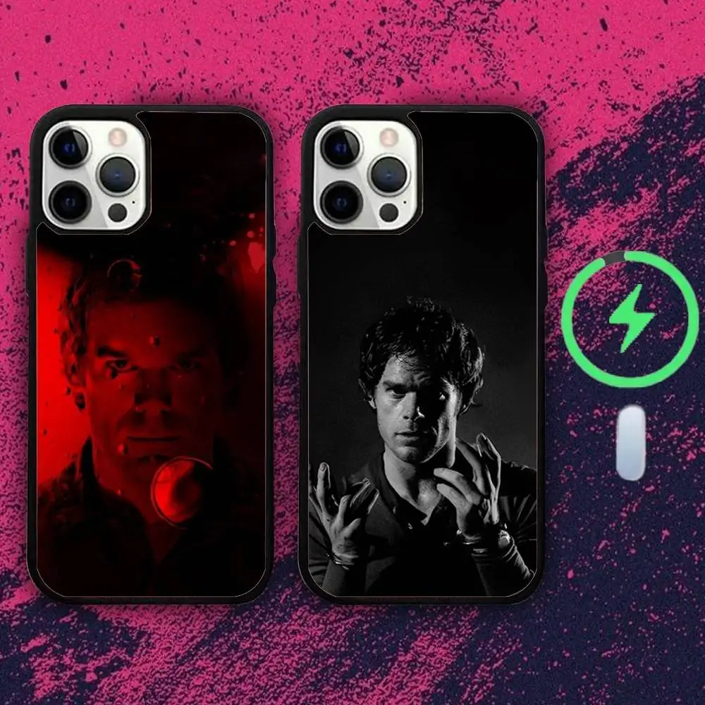 

D-Dexter-rs M-Morgan-ns Phone Case For iPhone 16e,16,15,14,13,12,11,Plus,Pro,Max,Mini Magsafe Magnetic Wireless Charging