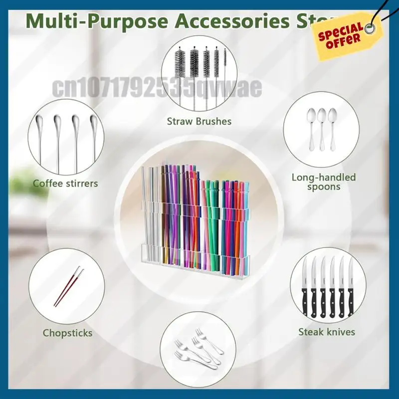 -A89Z حامل القش لخزانة الخزانة حامل القش منظم القش للخزانة