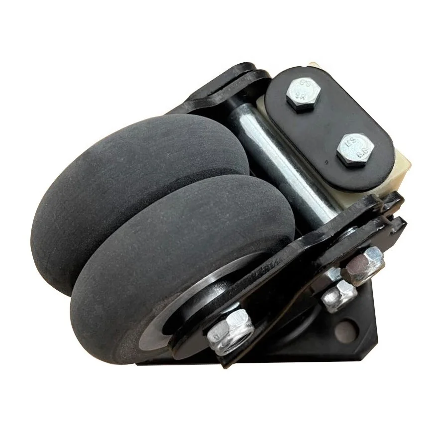 S-S روبوت مزدوج العجلات ممتص الصدمات AGV Caster Spring Damper محملة