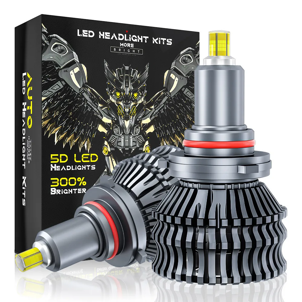 2 Pcs 360 Degree Car Led Headlight 6500K H1 H3 H7 H8 9005 9006 9012 55W 11000LM Fog Light Headlight Kit  Car Led Light