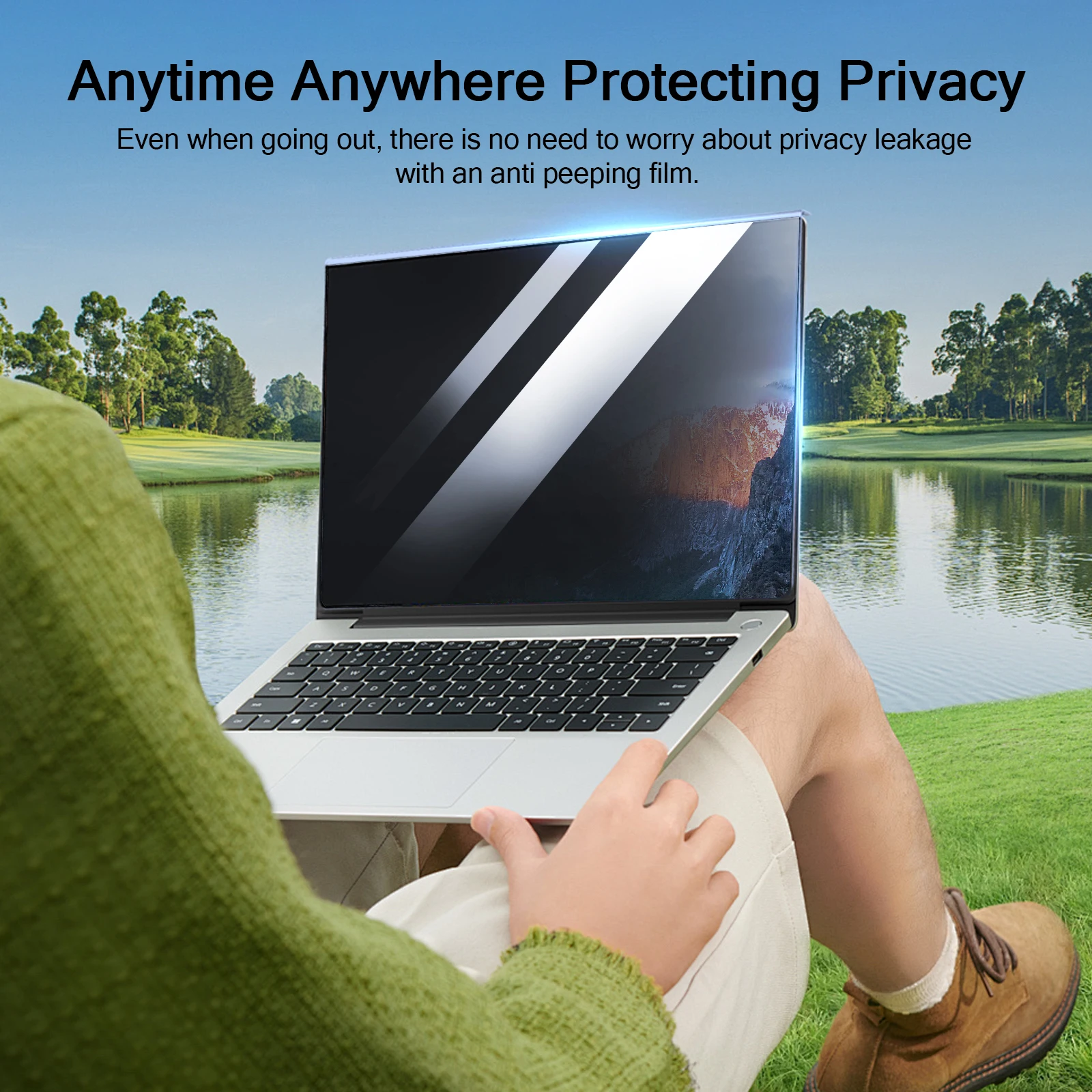 

Anti-Spy Privacy Screen Protector For Computer Laptop Anti Spy Filter Anti-Peeping Universal PC Monitor Guard 15 To 25 Inch Film