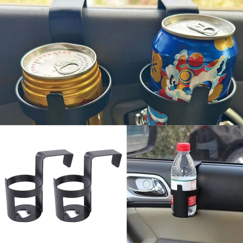 1PC Auto Interior Supplies Accessories Universal Car Truck Door Cup Holder Window Hook Mount Water Bottle Cup Stand