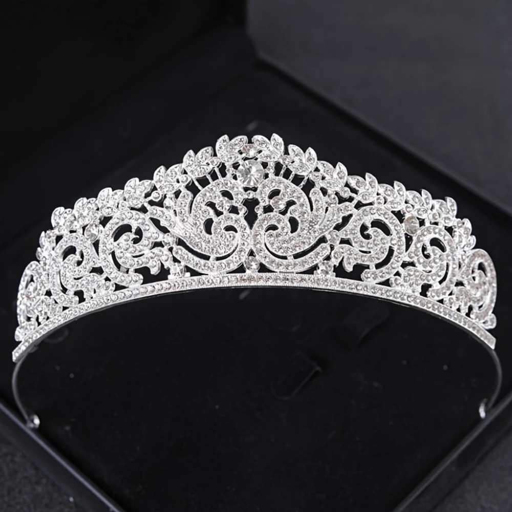 

Модные хрустальные диадемы и короны, повязка на голову для женщин, вечерние свадебные аксессуары для волос, ювелирные изделия, корона, тиара, повязка для волос, подарок