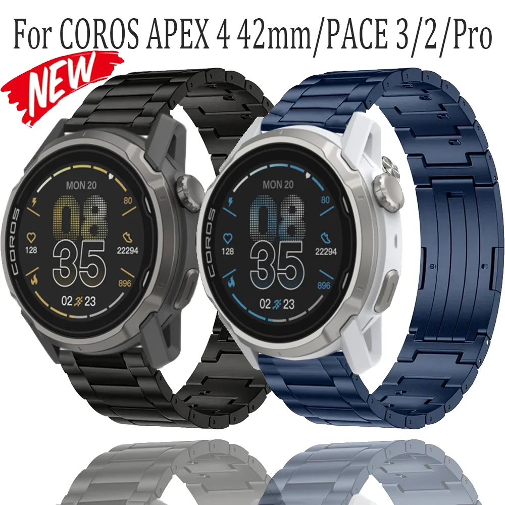 20 مللي متر 22 مللي متر حزام التيتانيوم سريع الإصدار ل COROS APEX 4 42 مللي متر/PACE 3/2/Pro الراقية سوار لساعة CMF 3-2-1 برو كوريا المعدنية #1