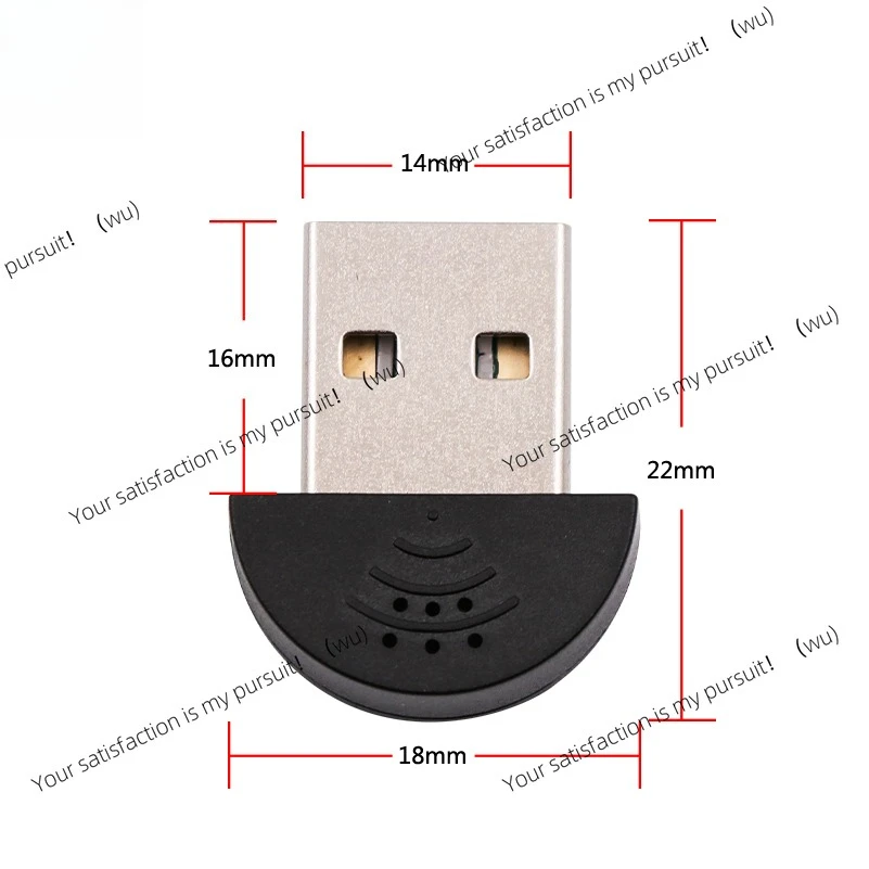 ZOCI-Super Mini USB 2.0 ميكروفون محمول للاستوديو خطاب MIC برنامج تشغيل الصوت مجاني لأجهزة الكمبيوتر المحمول/الكمبيوتر المحمول/الكمبيوتر/MSN/Skype USB محول #3