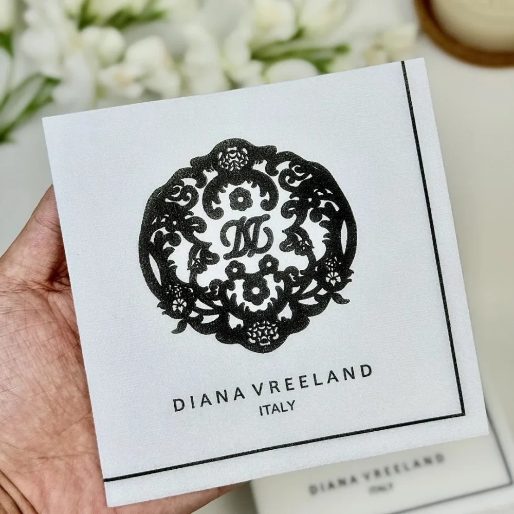 

Personalized Gourmet Dining Napkins-Professional Printed Logos for Wedding Caterers,Hotel Restaurants and Family Celebrations