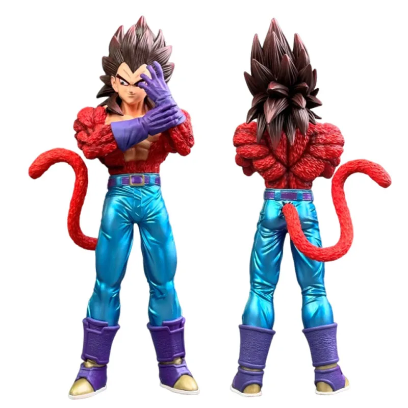 

30cm CK Vegeta Dragon Ball Z GK Statue Anime DBZ Super Saiyan Vegeta Action Figure SSJ4 Figurine Toys Vegeta Model Ornament Gift