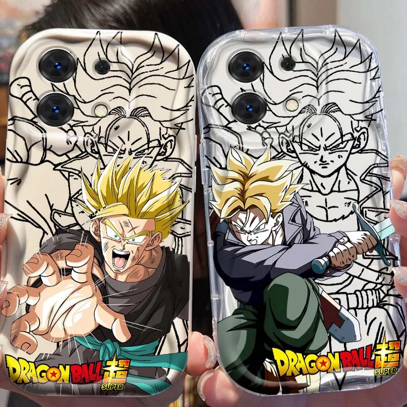 

D-Dragon Balls Trunks‌ Gohan‌ For Xiaomi Redmi Note 14 13 12 12S 11 10 9 9S 8 Pro Plus 4G 5G Wave Oil Cover Soft Phone Case