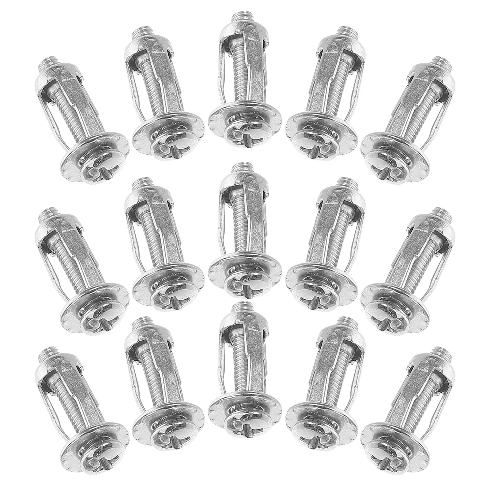

20pcs Petal Expansion Bolt Hollow Rivet Nut Set For Car License Plate Fastening Threaded Inserts Metal Hardware Kit