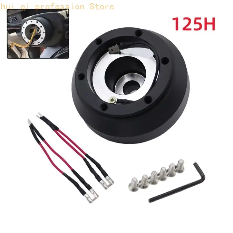 Aluminium-Lenkradnabenadapter 125H 6-Loch-Lenkrad-Kurznabenadapter für mehrere Modelle H8WE – Detail 10