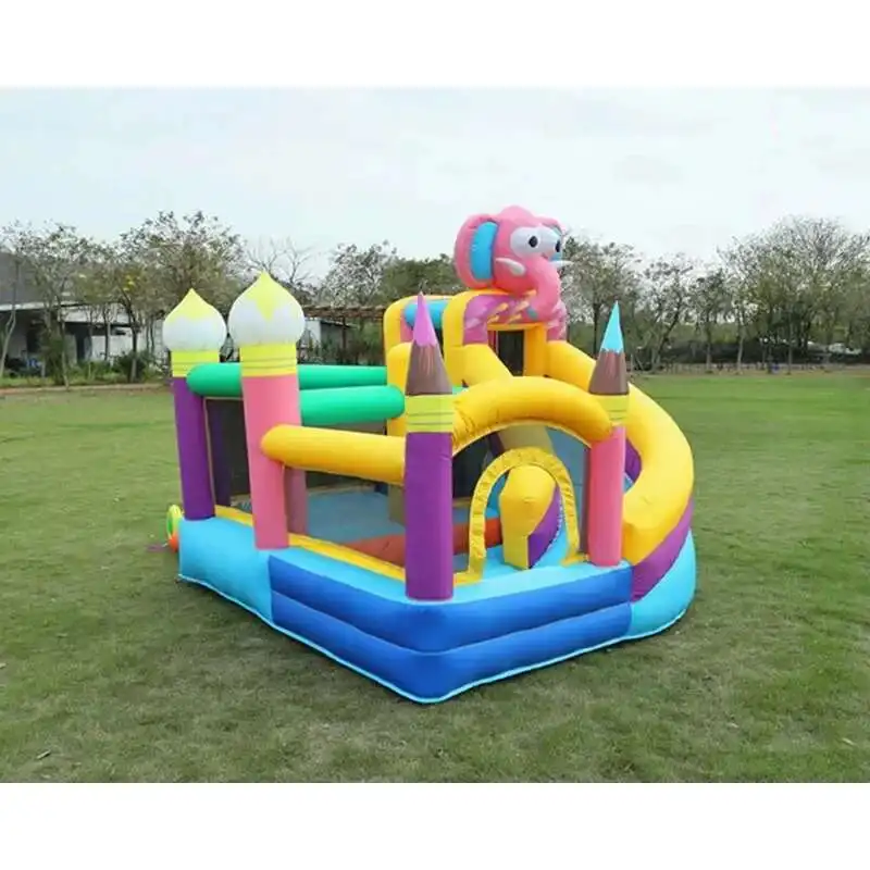 Happy Kids Toys Playground Jumping Slide Bouncer Combo Iatable Bouncy Castle Bounce House For Sale