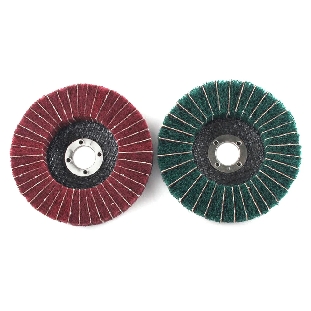 

1 Pc 100 x 15mm Sanding Wheel Stainless Steel Polishing Wheel Paint Rust Removal Grinding Disc For 16mm Hole Angle Grinder Parts