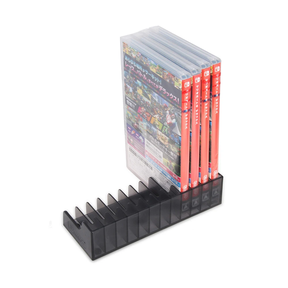 IVYUEEN 1 PCS for Nintendo Switch OLED Console Game Card Box Storage Stand Holder for NintendoSwitch Lite Disk Card Holder Stand