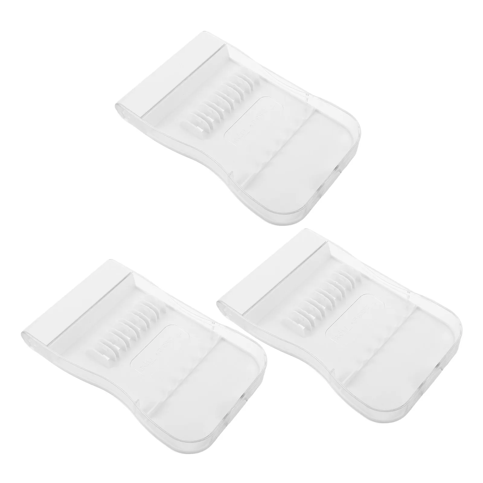 

3Pcs Water Flosser Tips Storage Case 6-Slot Compact Organizer for Family Oral Care Travel-Friendly Leakproof Dental Irrigator