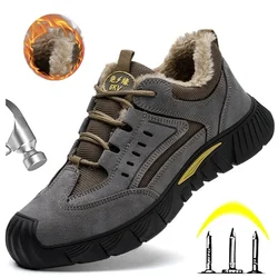 2023 Winter Boots Men Indestructible Shoes Insulated 6kV Safety Shoes Men Puncture-Proof work Boots Security Protective Shoes