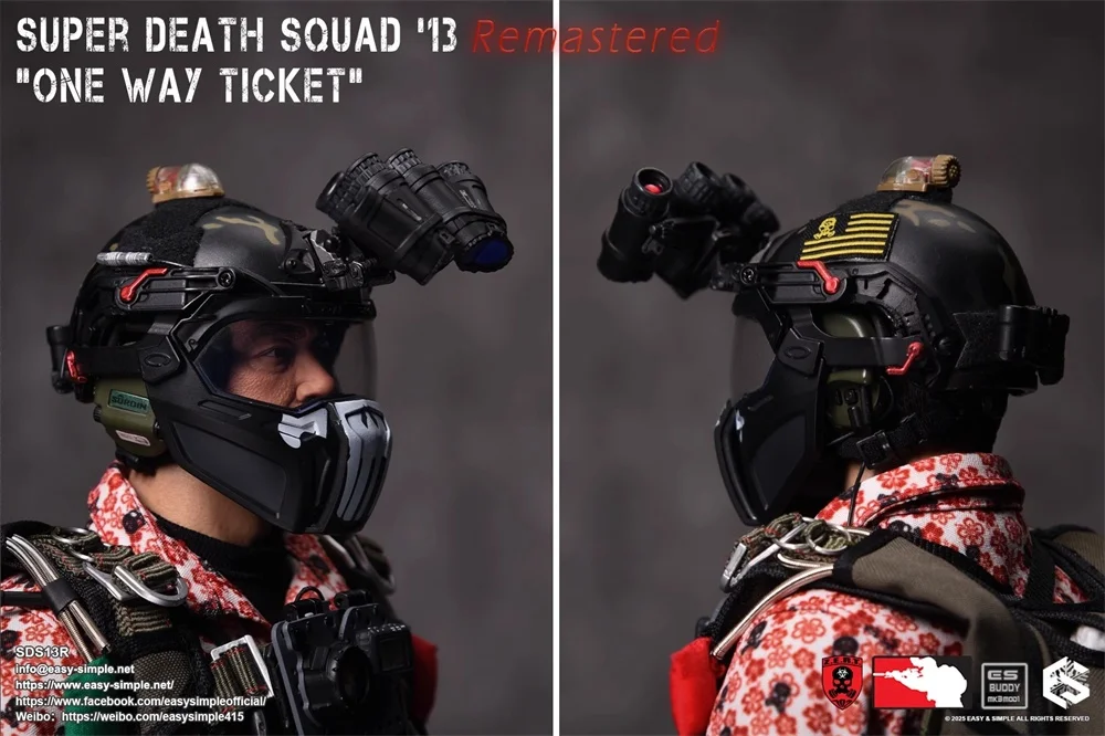 Offres spéciales 1/6 EASY & SIMPLE ES SDS13R homme soldat mort ZERT un billet simple voie ensemble complet figurine mobile cadeau pour les Fans