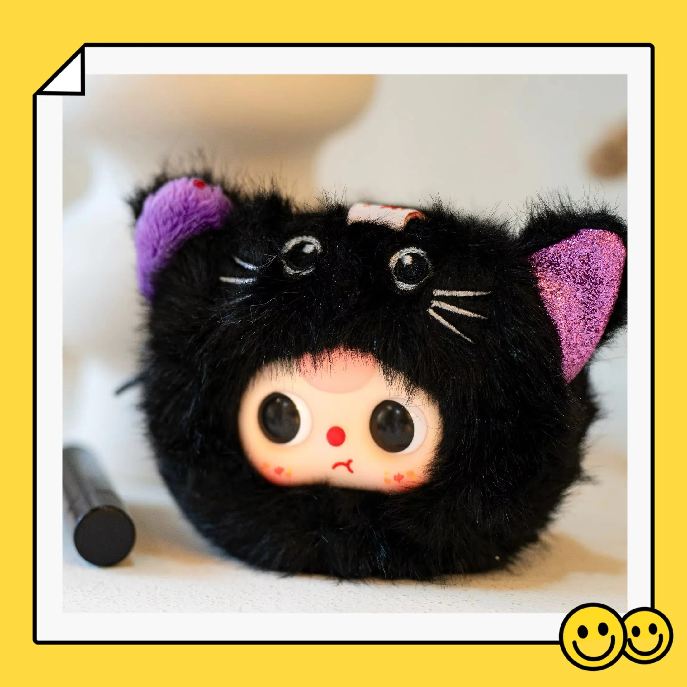 Baby Three Blind Box Sweet and cute Storage Pouch Plush Doll Earphone Pouch Pendant Decoration Girl Surprise Mystery Box Gift