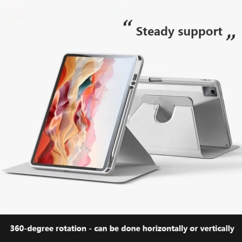 

360 ° Rotation Clear Acrylic Case For Lenovo Idea Tab Plus 12.1 TB361FU K12 Pro 12.7 Tab 11 M11 B11 K11 Xiaoxin Pad 12.1 Pad11
